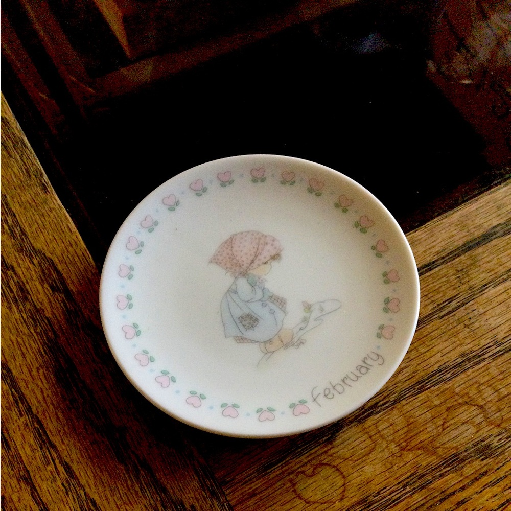 1989 Precious Moments February Plate